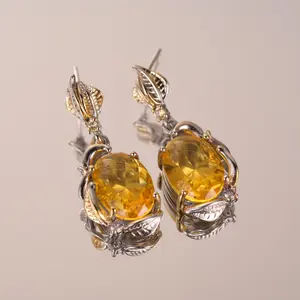 Elegant Fashion Exquisite Inlaid Fine Earrings 7201-1