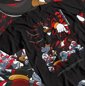 Heroes Tee Sonic T-Shirt Heroes Vintage Tee Shadow The Hedgehog Manga Anime Tee Shirt Graphic Tee | Retro Anime 90s Shirt