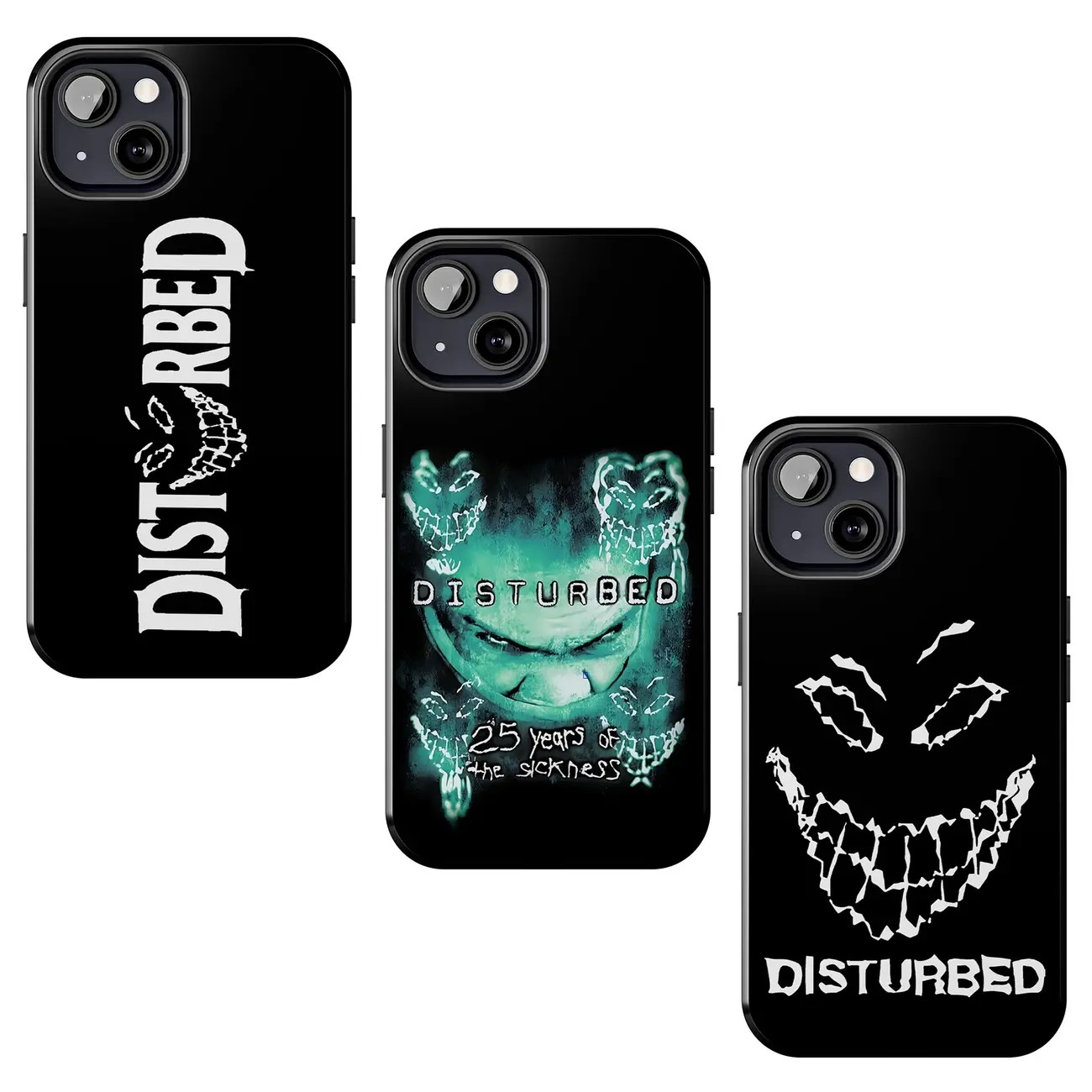 Disturbed Band Phone Case Collection For iPhone, Samsung & Google Pixel, Music Rock Band Cover Cellphone, Merch Gift For Fan