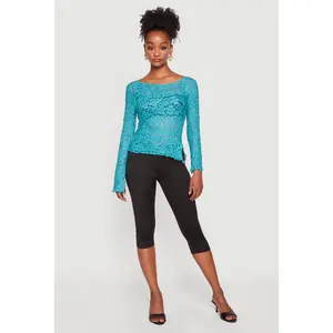 Trendy Mid Rise Capris Leggings