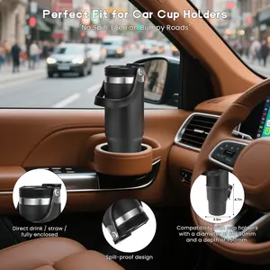 32 oz Stainless Steel Vacuum Insulated Bottle with Portable Handle Leakproof Double Wall Insulation for Car Home Work Travel Hot Cold Beverages Christmas Gift Drinkware Flasks Thermo Tumbler Mug Bottled Cover