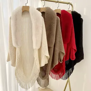 Women's Shawls, Capes, Coats, Autumn and Winter Knitted Cardigans Women's Shawls, Capes, Coats, Autumn and Winter Knitted Cardigans