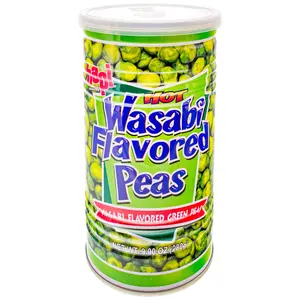 Hapi Hot Wasabi Flavored Peas - Wasabi Flavored Green Peas - 9.90 Oz