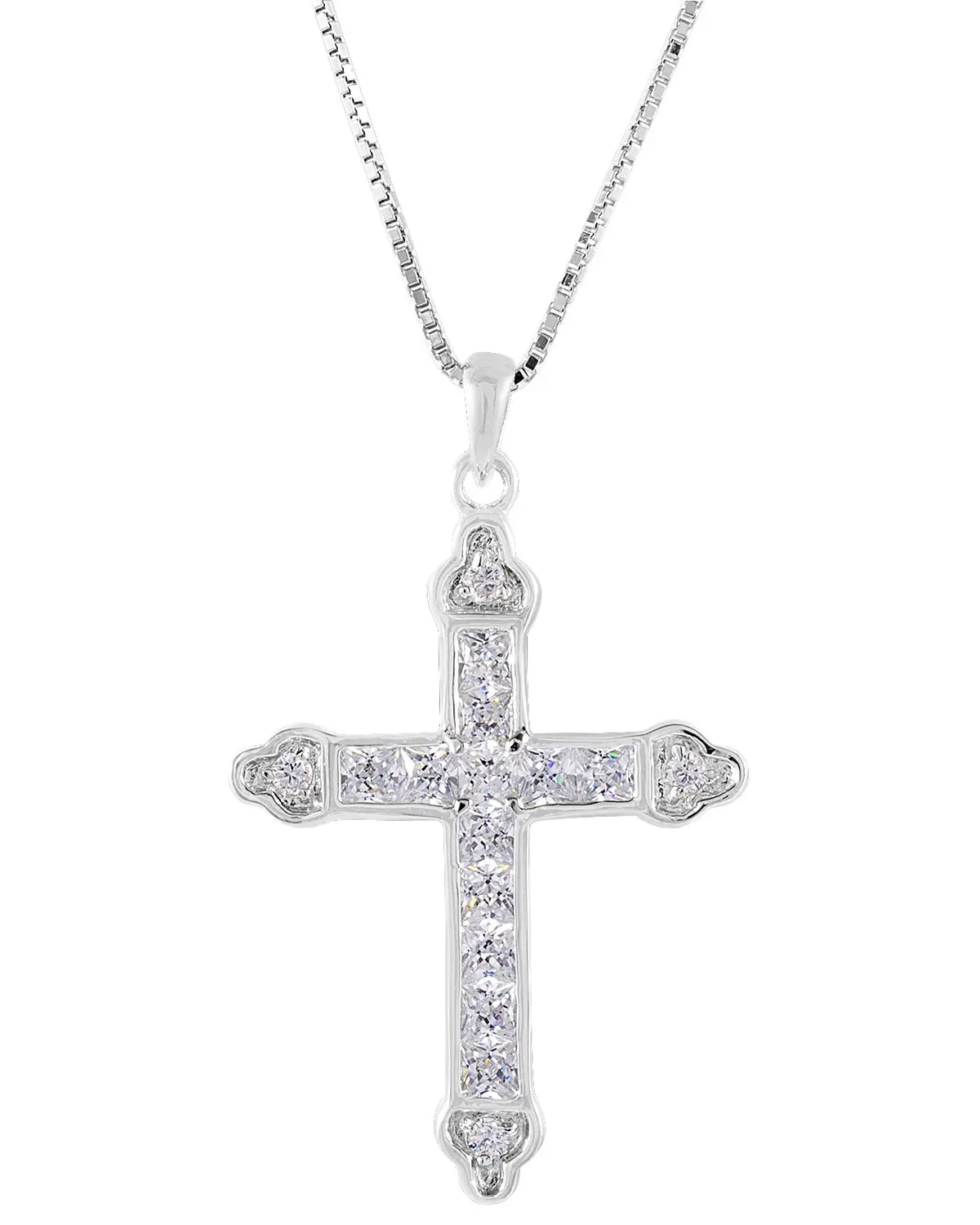 Kelly Herd Women's Women'S Clear Cross Necklace - S5a00000