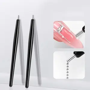 1pc Cat Eye Nail Magnet Magnetic Pen 11cm Suction Steel Ball Magnet Pen Nail Art Tools Cat Eye Gel Nail Polish Magnetic Stick,Nail Supplies,Nail Tools,Nail Art Tools,Back To School,Nails,Nail Tools For Press On Nails