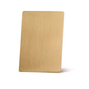 Akicon Brushed Brass Smooth Sample