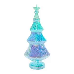 LED Iridescent Christmas Tree Decoration for Home and Office - Energy-Efficient and Eye-Catching