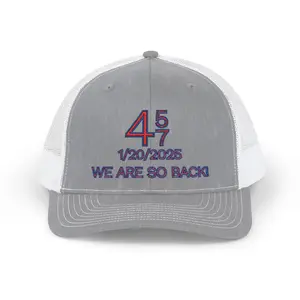 The Patriot Fox Snapback Trucker Cap inauguration Hat "WE ARE SO BACK"