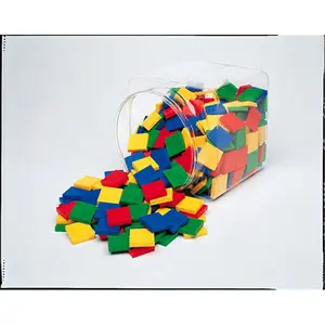 Learning Resources  Color Tiles-400/Pk 1 Plastic In Container
