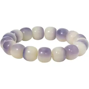 Natural Bodhi Beads Bracelet for Women, Zen Meditation Fidget Jewelry, Stress Relief & Anxiety Bracelet, Focus & Mindfulness, Gift for Her