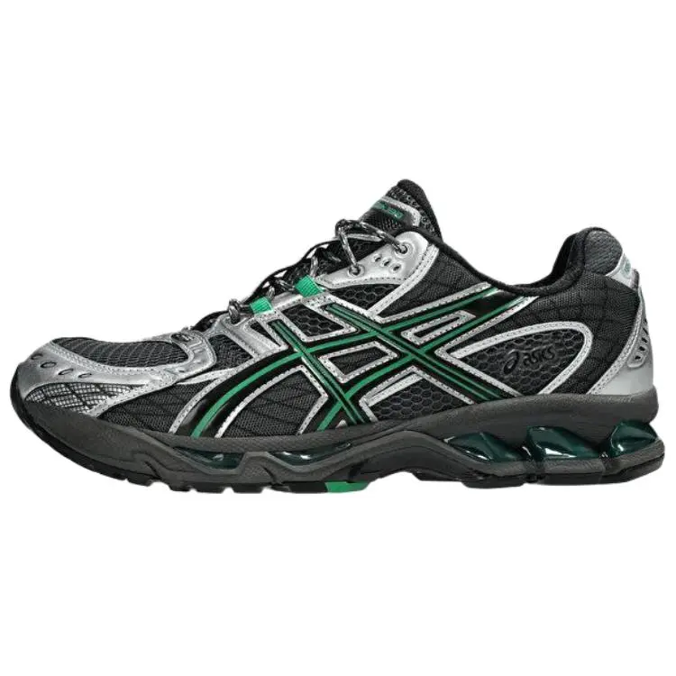 ASICS GEL Nimbus 10.1 Casual City Commute Running Shoes Men's Black Silver Green Versatile Comfort 1203A543-022