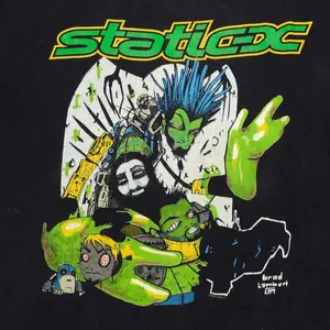 Rare ALL SPORT Static-X Grind On It 1999 Tour Black Size S to5 XL Shirt