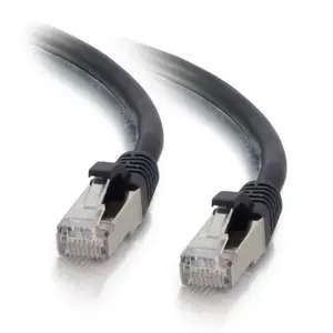 C2G 812 5ft (1.5m) Cat6 Snagless Shielded STP Ethernet Network Patch Cable - Black