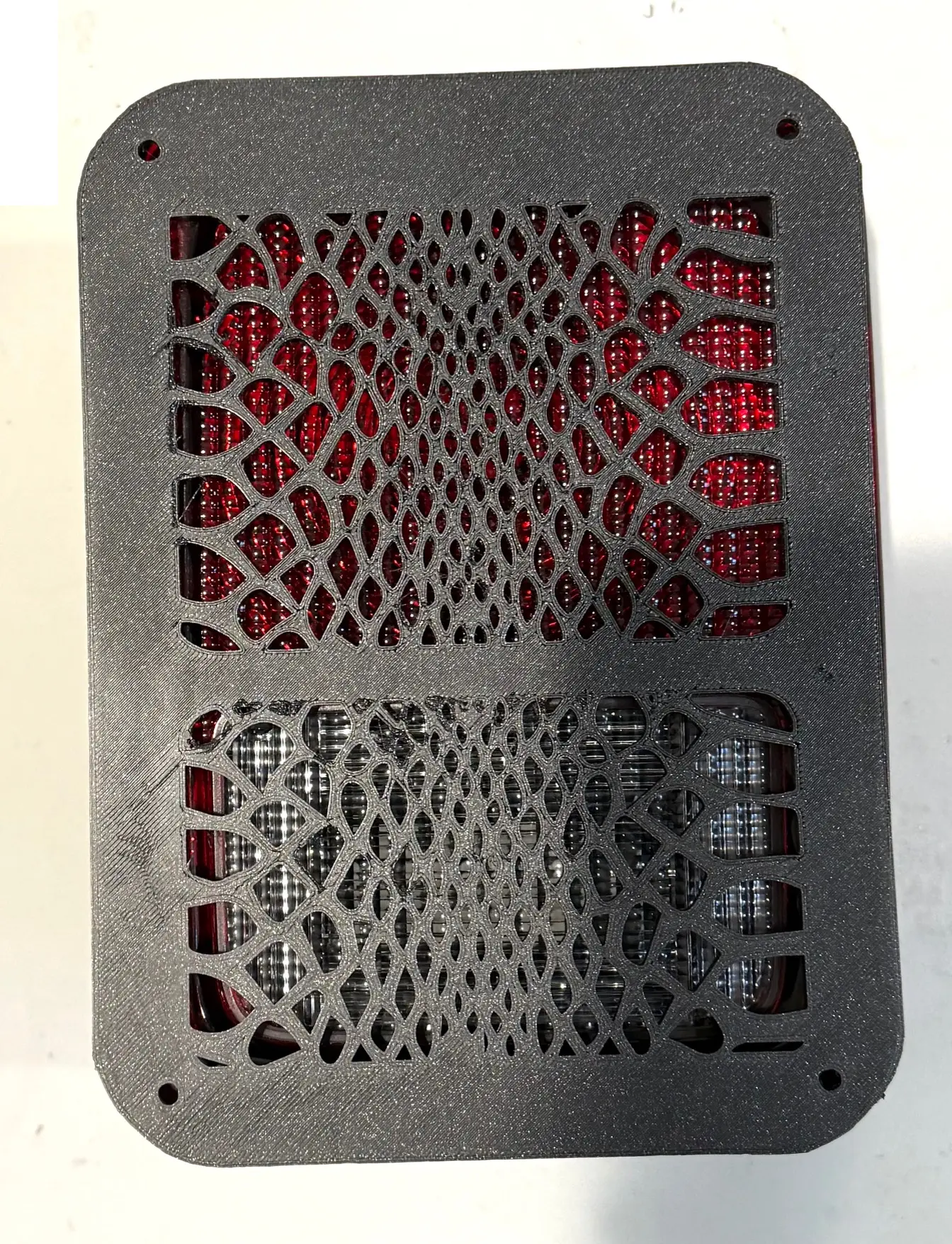 Snake Skin pattern in 3D - Black For Jeep Wrangler JK/JKU Rear Tail Light Covers - cougar Cheetah Cougar