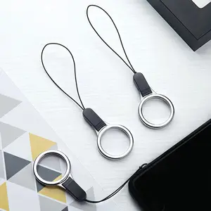 20/50Pcs Lanyard Lariat Cords Finger Ring Rope Keychains Hook Mobile Phone Strap Pendant Charms Keyring Bag Accessories Key Ring