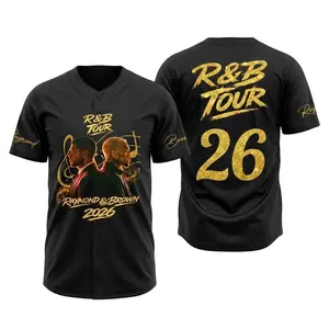 2026 Tour Inspired R&B Baseball Jersey, Raymond R&B Concert Tee, Music Tour Streetwear, Tour R&B Concert Merch for Men Women, Fan Gift Shirt