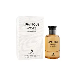 Volare Luminous Waves 100ml Eau de Parfum for Women and Men - Versatile Scent for Daily Wear and Various Occasions