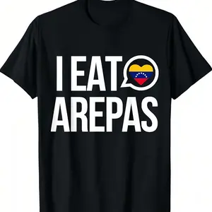 I Eat Arepas - Venezuelan Traditional Food T-Shirt Shirt Menswear
