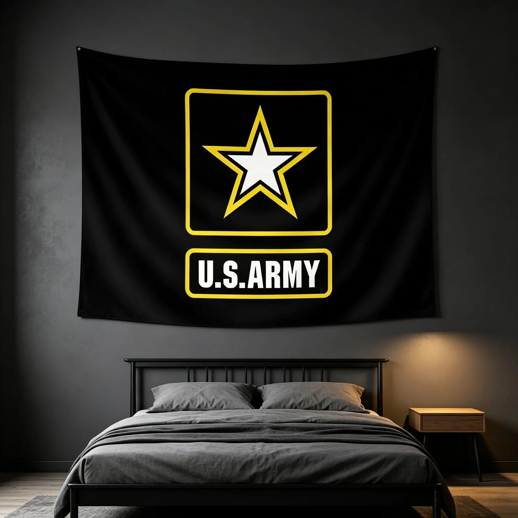 memorial day decoration, US Army Tapestry Flag, Polyester, Single-Sided Print, decor hanging,art home decor,memorial day decoration,bedroom wall decor,modern living room
