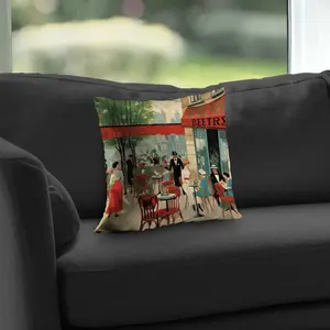 212 MAIN 14x14 in. Cozy Throw Blanket - Lightweight Polyester Twill Weave, Public Coffee Shop Decor