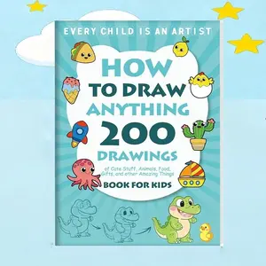 Art Tutorial Handbook, Drawing Techniques Guide, over 200 Illustrated Steps, Comprehensive Artist Guide for Art Enthusiasts and Aspiring Artists, Perfect Gift for Various Holidays