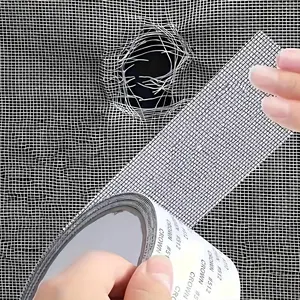 2"X80" Window Screen Repair Tape, Adhesive Gray Screen RepairStrip, Durable Fiberglass Mesh Tape for Fixing Window AndDoor Screens