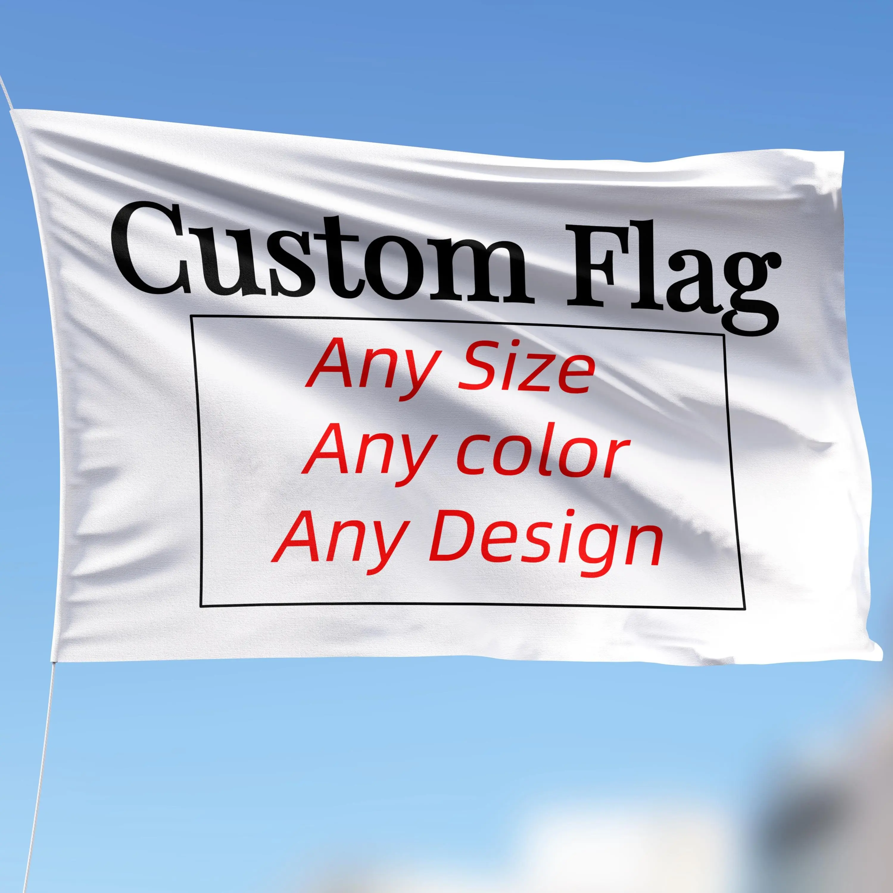 Custom Flag Printing, Any Size Flag Customization, Personalized Gift Printing Image Logo Text, Gift for Him