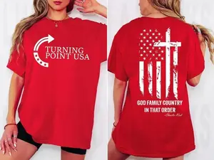 This Is The Turning Point T-Shirt – Double-Sided Memorial T-Shirt, Rest In Peace Printed T-Shirt, Unisex Cotton T-Shirt