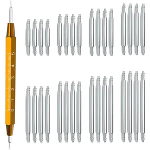 Spring Bar Tool with 32 count Heavy Duty Stainless Steel Watch Band Pins
