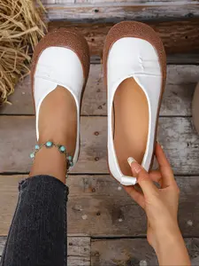 Special Price Leather Soft Sole Loafers Retro Low Top Comfortable Casual Versatile Women's Shoes, Bestseller 2026, All Seasons