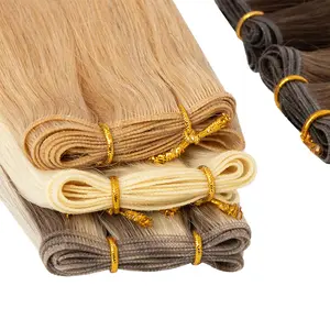 Haneway Ready-to-Ship Genius Weft Human Hair Extensions Straight 50g