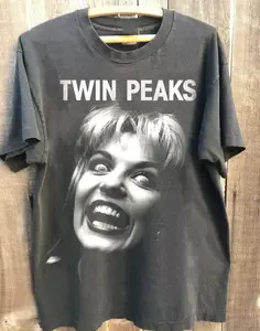 Twin Peaks Laura Palmer Charcoal Unisex Classic Style T shirt vtg S-5XL K486
