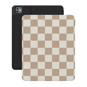 Casely iPad Case | Fit Check | Neutral Checkerboard