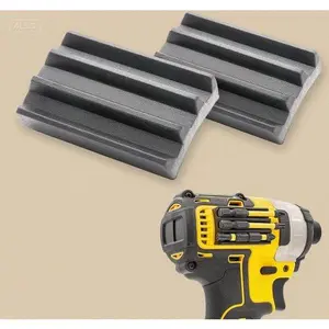 Super Strong Magnetic Bit Holder - Heavy Duty Drill Accessory for Impact Drivers - Fits Most Power Tools with Secure Adhesive - Reusable and Durable Bit Adapter - Quick Change Hex Shank Attachment