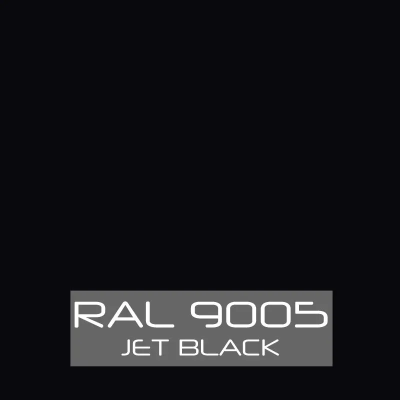 RAL 9005 Jet Black Powder Coating Paint 1 LB