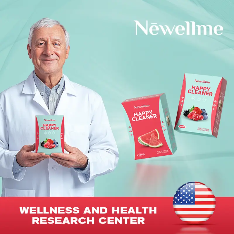 Newellme Happy Cleanse - Superfood Powder/Probiotics/Digestive Enzymes/Moringa - Supports gut health - Boosts Supplement Dietary