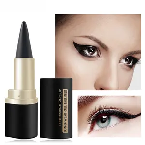Waterproof Eyeliner Quick-Drying Matte Single-Head Black Solid Rich Eyeliner Pen for Long-Lasting Makeup Cosmetic Product with Strong Texture and Professional Choice