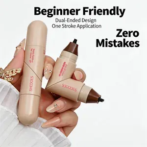 Rotating Eyeliner Stamp Pen – Dual-Head Design with Wing Stamp, Quick-Dry, Long-Lasting, Smudge-Proof for Easy Cat Eye, Sharp Winged Lines & All-Day Makeup Wear - Beginner Friendly Everyday Makeup Tool for Women, Women's cosmetics, Makeup tools.  Lashlift
