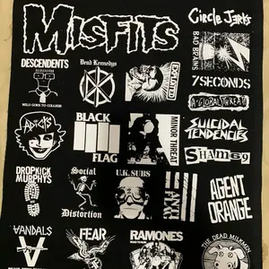 Punk patches sheet diy decoration casualties