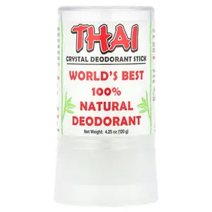 Thai Deodorant Stone Thai Crystal Deodorant Stick, 4.25 oz (120 g)