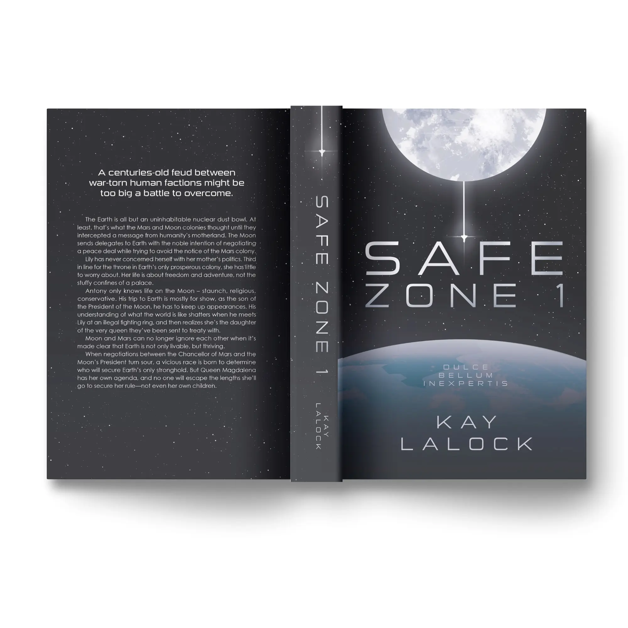 Safe Zone 1 by Kay Lalock signed paperback sprayed edges