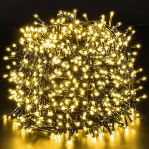 Christmas LED String Lights 82FT 1000 LEDs Warm White Outdoor Waterproof Fairy Lights for Garden Patio Xmas Wedding Party Holiday Decorations Colorful Ornaments christmas decorations