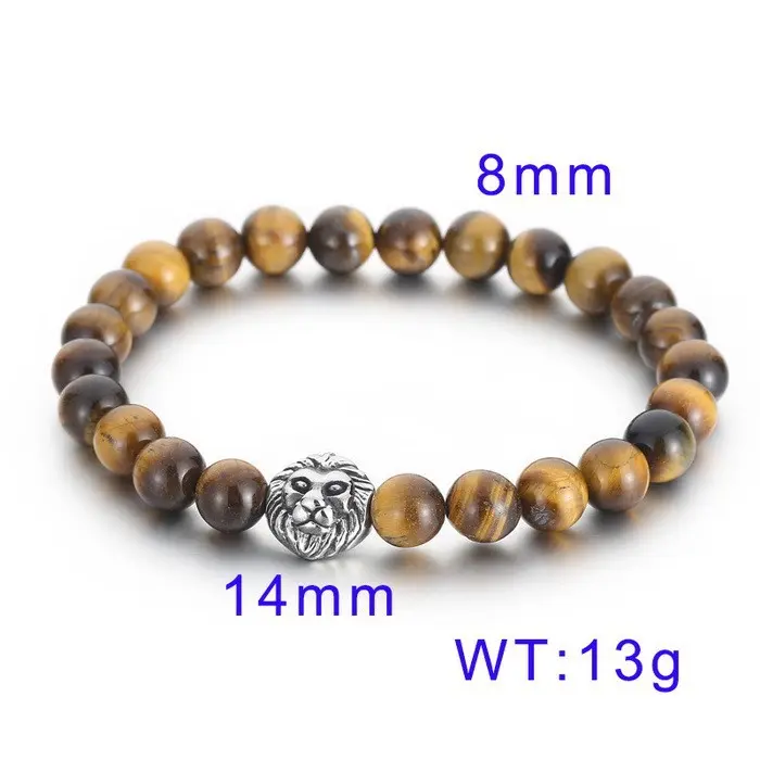 8mm tiger eye stone [KB70574 BD]