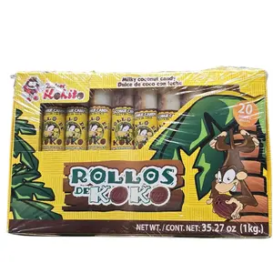 Rollos de Koko – Milky Coconut Candy Rolls (20 Pieces)