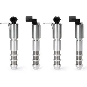 4 PCS 12586722 Engine Variable Valve Timing (VVT) Solenoid, for Equinox Malibu Traverse Chevy/Chevrolet Impala & GMC Terrain Acadia & Buick Enclave & Cadillac & Pontiac & Saab 2.8L 3.0L 3.6L