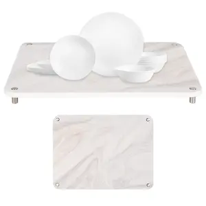 Stone Dish Dry Mat Quick Drying Diatomaceous Earth Ultra Absorbent Fast Dry Heat Resistant for Kitchen and Bath 15.8x11.8inc