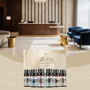 Hotel-Style Aromatic Essential Oil Gift Set with Glycerin & Butanediol for Home Office Refreshing Long-Lasting Fragrance Enhances Atmosphere