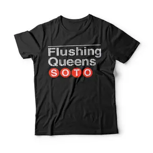 Juan Flushing Queens Soto Subway Platform Sign T-Shirt Breathable Graphic Tee Peak Design Sweatshirt Hoodie