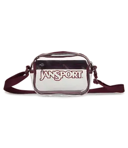 JanSport Unisex Clear Crossbody