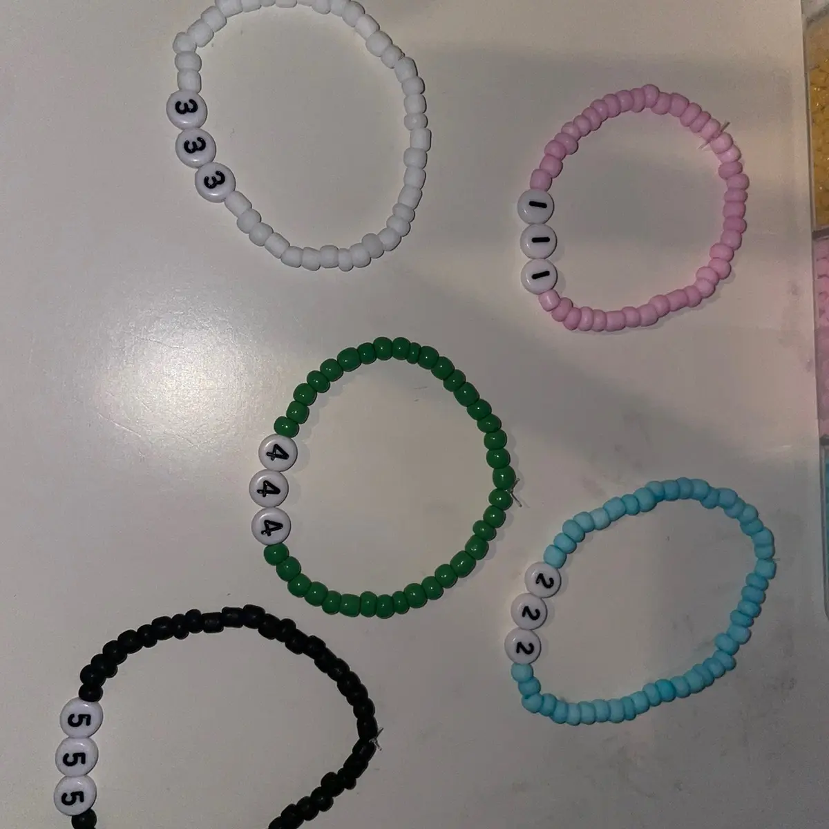 Angel Number Bracelet Set